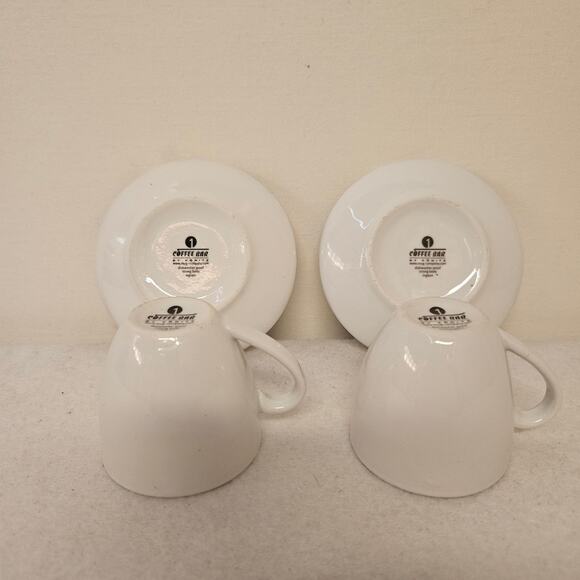 Coffee Bar by Konitz Espresso Cup Set With Saucers - Picture 2 of 9